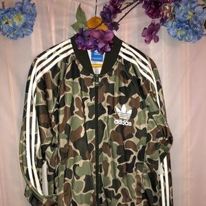 “Bape” styled by Adidas, Zip Up Sweatshirt (L/XL)